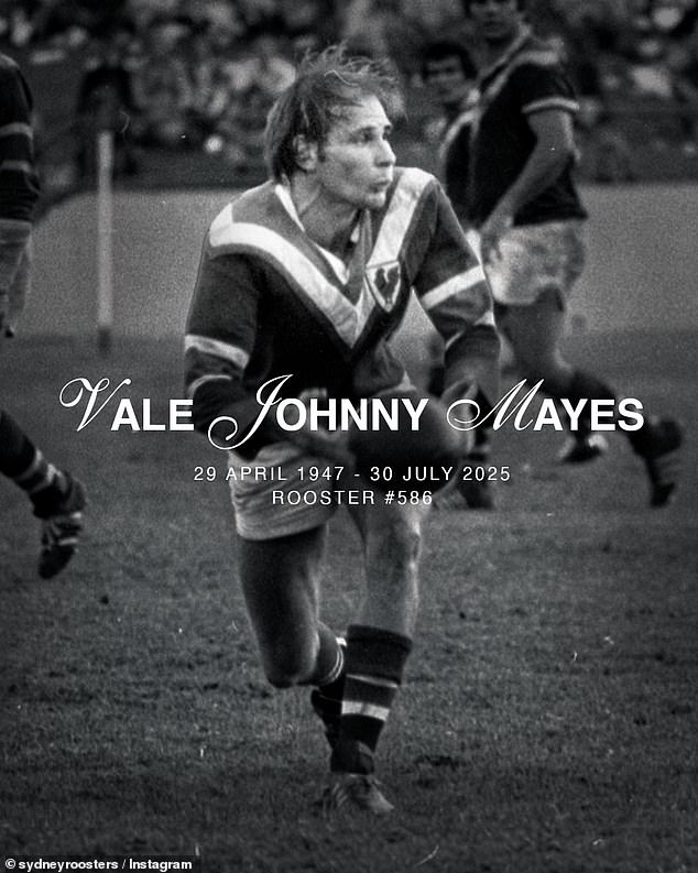 The Tricolours legend (pictured) played alongside some of the biggest icons in the game as he stamped himself as one of the best players of the 1970s
