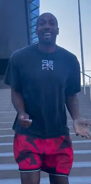 Arenas Was All Smiles As He Shared A Video Of Himself On Wednesday Night