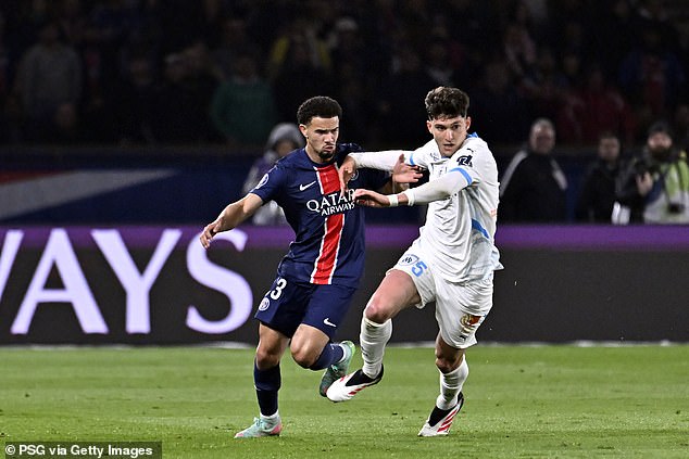 Newcastle have turned their attention to other centre back targets including Marseille's Leonardo Balerdi (right)