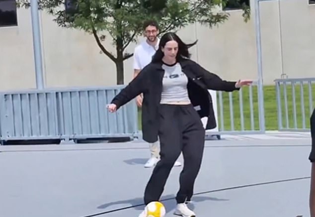 Fever star Caitlin Clark has puzzled her fans with her soccer showing during a charity event