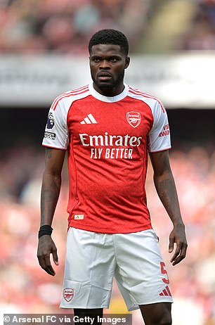 Thomas Partey will feature on the official Premier League trading cards for 2025-26