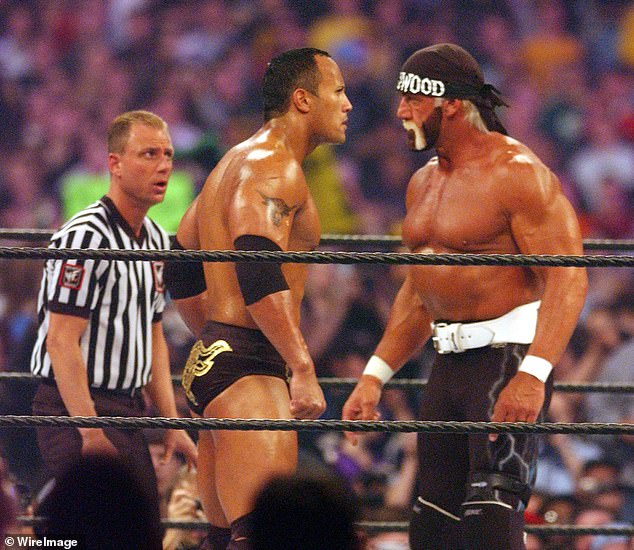 Dwayne Johnson also paid an emotional tribute to WWE legend and his old rival Hulk Hogan