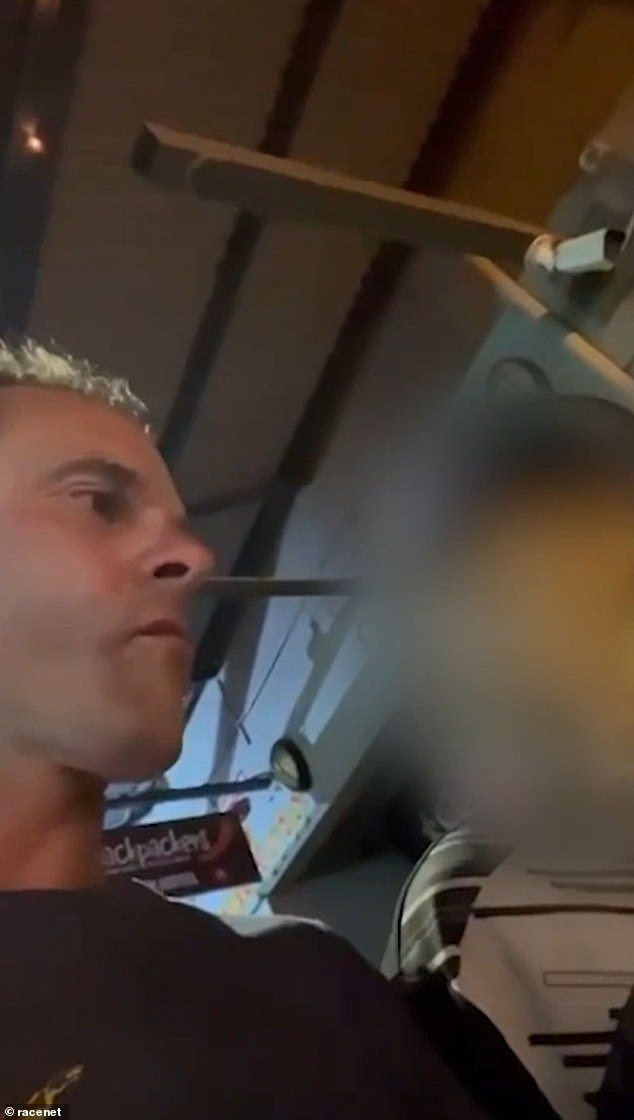 The video shows Callow interviewing a homeless Indigenous man on the streets, using vile language in the exchange