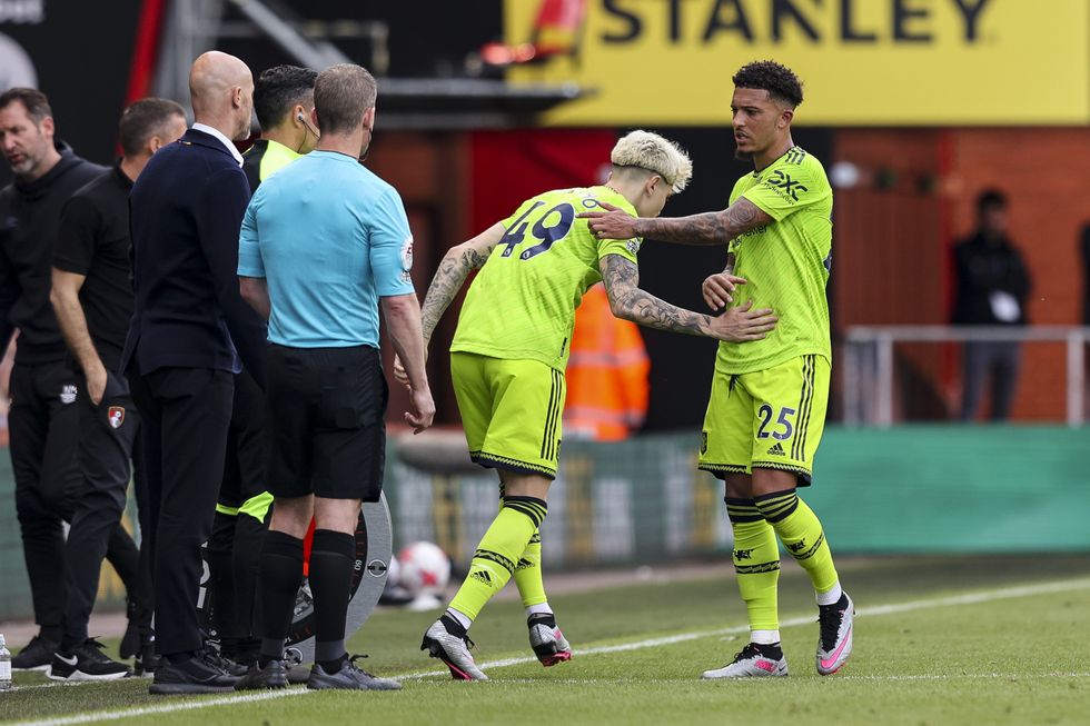Man United Alejandro Garnacho Jadon Sancho