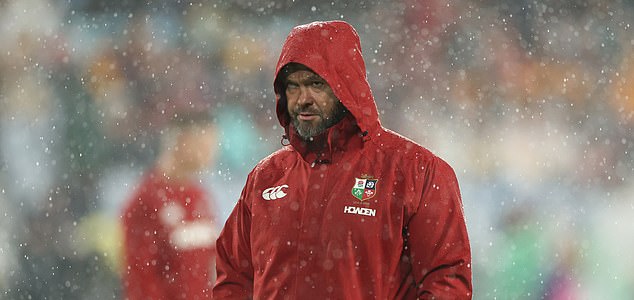 Sydney, Australia - August 02: Andy Farrell, Head Coach Of The British &Amp; Irish Lions, Looks On As The Teams Warm-Up Prior To The Third Test Of The Series Between Australia Wallabies And British &Amp; Irish Lions At Accor Stadium On August 02, 2025 In Sydney, Australia. (Photo By David Rogers/Getty Images)