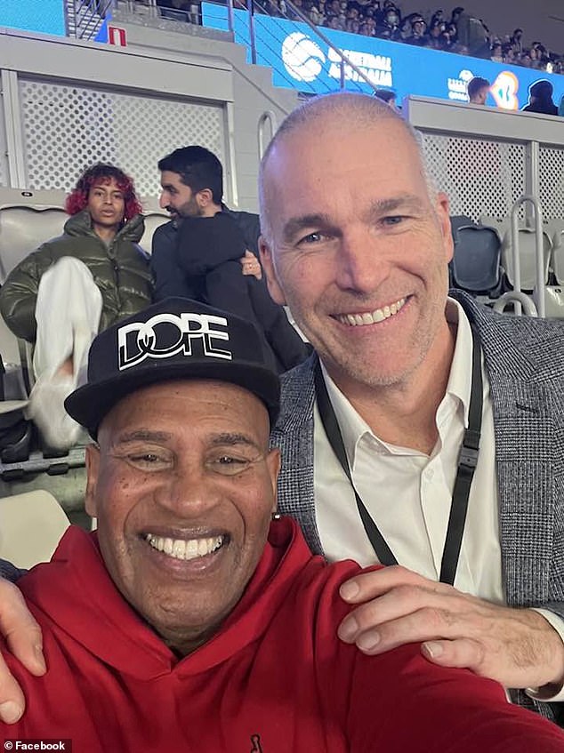 Maley, Pictured With Nbl Legend Cal Bruton, Was Diagnosed With Breast Cancer In 2023 After Discovering A Lump And Seeking Medical Advice