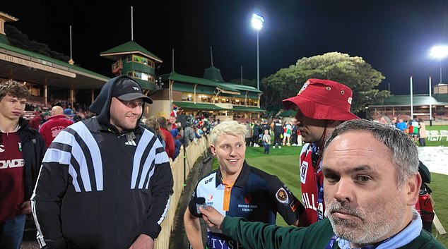 Finn Russell¿S (Left) Younger Brother Archie (2Nd Left) Scored The Try Of The Evening