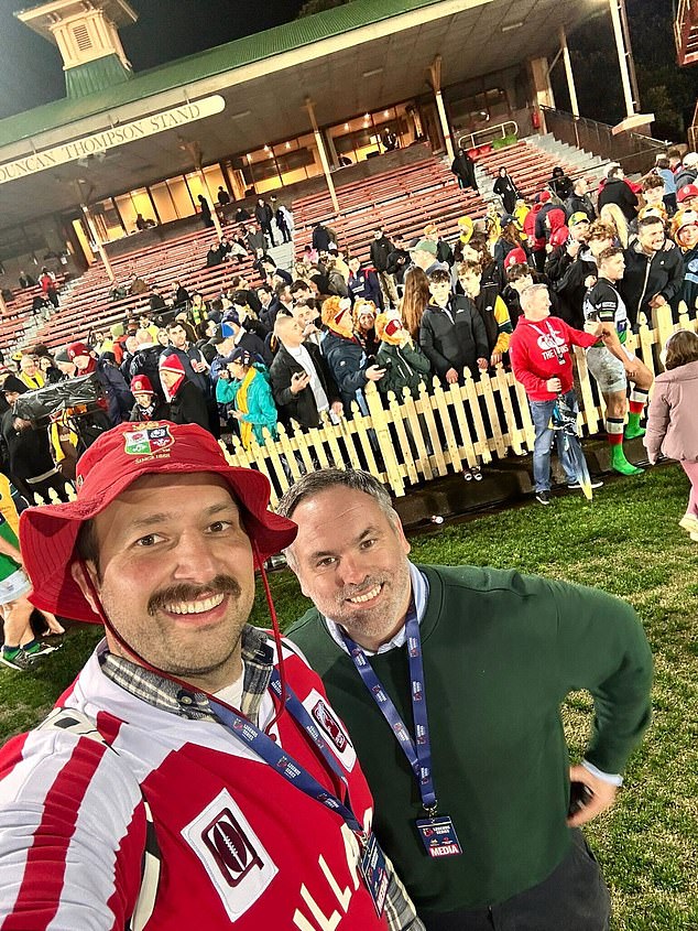 The Lions And Wallaby Legends Invited The Mail Sport Pair Down To Go Behind The Scenes