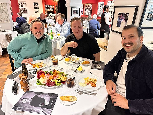 Mark Bosnich Invited The Duo To Join Him At His Favourite Italian Restaurant In The City