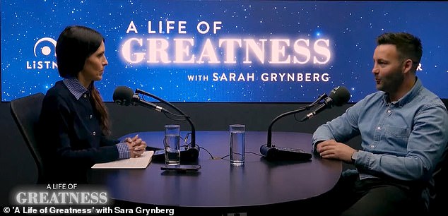 He Told Sarah Grynberg (Left) That He Had Also Confronted His Father Over His Abusive Tendancies