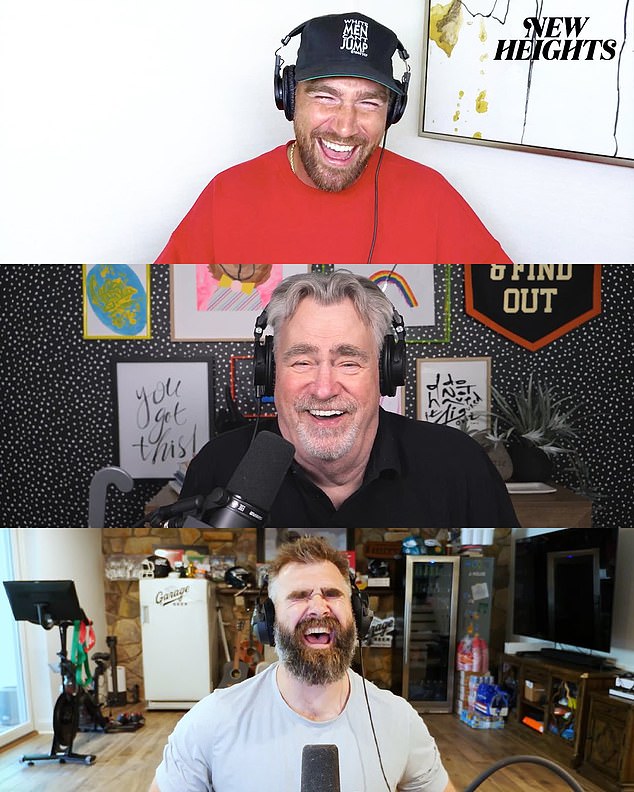 'Papa' Kelce, As Travis Calls Him, Pictured On A Recent Appearance Of The New Heights Podcast