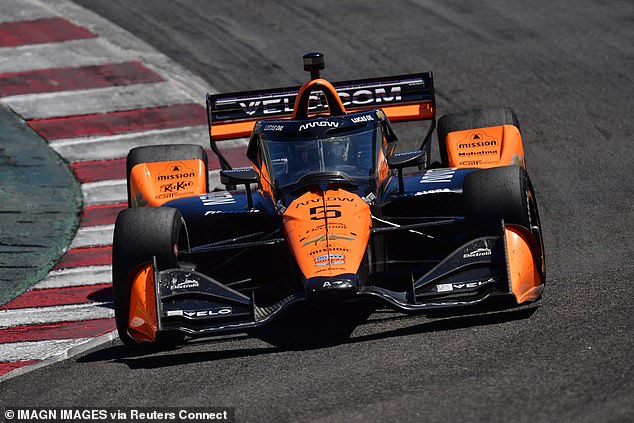 O'ward's No. 5 Car Is Seen During The Monterey Grand Prix In California Last Month