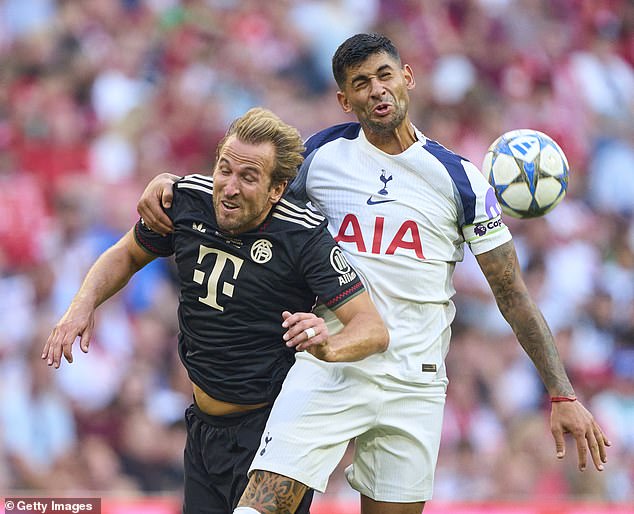 Tottenham Captain Cristian Romero (Right) Did Not Hold Back In His Personal Battle With Kane