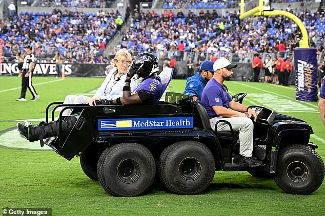 The Ravens Carted Him Off The Field. He Was Diagnosed With A Torn Acl And Mcl.