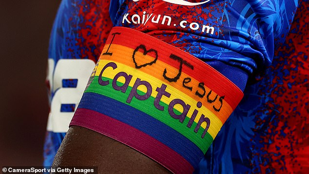 Last Season, Crystal Palace Captain Marc Guehi Was Formally Reprimand By The Fa After The Star Wrote 'I Love Jesus' On His Rainbow Captain's Armband