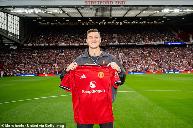 Benjamin Sesko's Arrival Was Confirmed On Saturday Morning Before He Walked Out Onto The Old Trafford Turf
