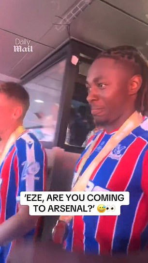 The 27-Year-Old Could Be Seen Cracking A Smile When Asked About A Move To North London