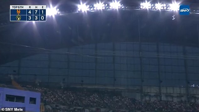 The Roof At American Family Field Leaked On Saturday Night In Milwaukee