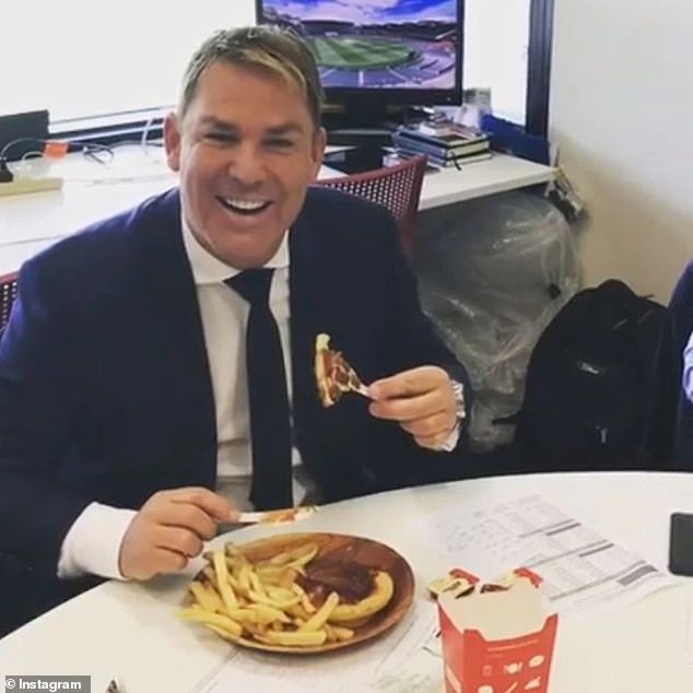 Warne’s Friends Joked His Diet Resembled A Teenager’s, Thanks To His Love Of Bacon Sandwiches And Margherita Pizzas