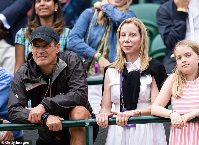 Ben Navarro And His Wife Kelly Watched On As Emma Made The Fourth Round At Wimbledon Last Month