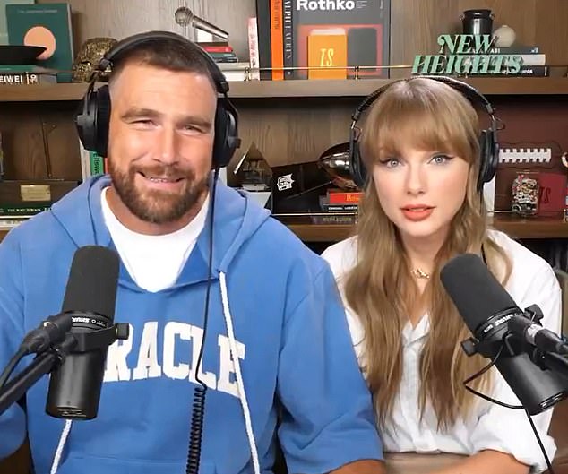 The Reference Is To The Live Broadcast Of Taylor Swift's Awaited Appearance On 'New Heights'