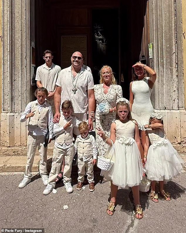 The Couple Were Joined By Children, Prince John James, 13, Prince Tyson Ii, Eight, Valencia  Seven, Prince Adonis Amaziah, Six, Athena, Three, Prince Rico, 22-Months, And Venezuela, 15