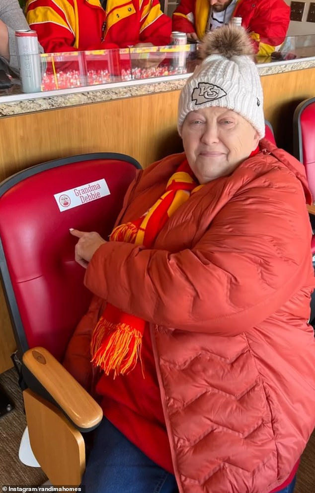 Debbie Was A Proud Supporter Of Her Grandson And His Football Career With The Chiefs