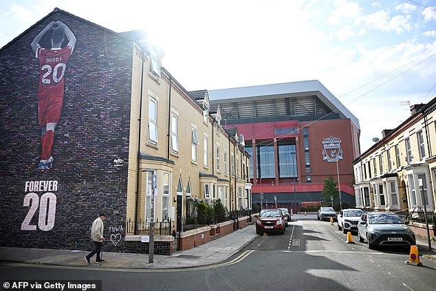 A New Mural Was Unveiled In Liverpool In Tribute To Jota In The Days Leading Up To The Game