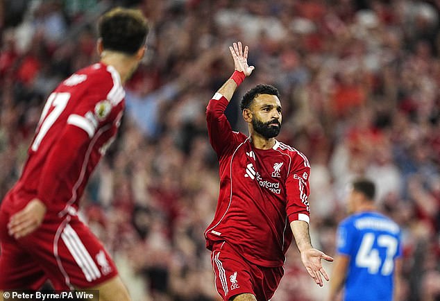 Mohamed Salah Mimicked Jota's 'Crocodile' Celebration After Scoring Against Bournemouth