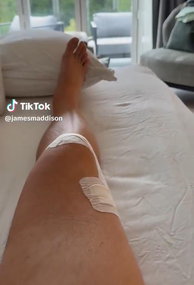 The 28-Year-Old Also Over A Glimpse Into The State Of His Injury Knee Following Surgery This Month