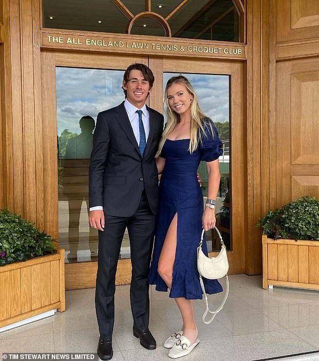 World No.8 De Minaur (Pictured With Boulter), Who Asked For A Wildcard 'Pretty Pretty Please' Via Social Media, Saw His Request Fall On Deaf Ears