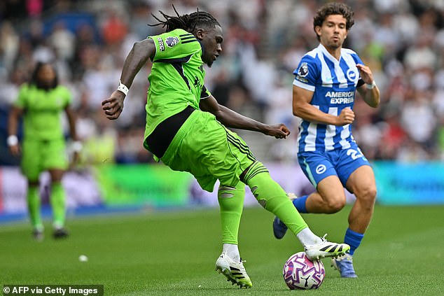 Fans Were Left With Repeated Views Of The Full-Back's Calvin Klein Shorts During The Match