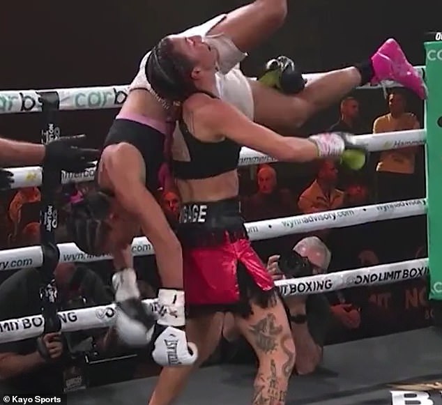 Parr Flipped Her Singaporean Opponent Over Her Shoulder. Thankfully, Kamarudin Did Not Land On Her Head And Neck And Avoided Injury