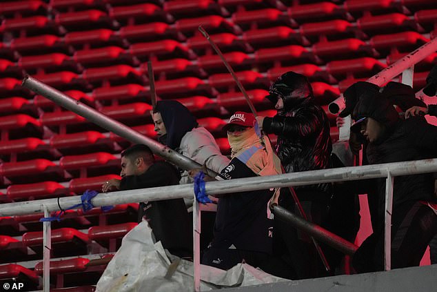 The Decision To Place Away Supporters Above Home Fans Has Been Partly Blamed For The Clashes