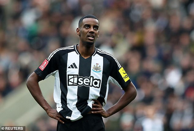 Alexander Isak Isak has gone on strike in an attempt to force through a move to Liverpool after Newcastle rejected a £110million bid earlier this month