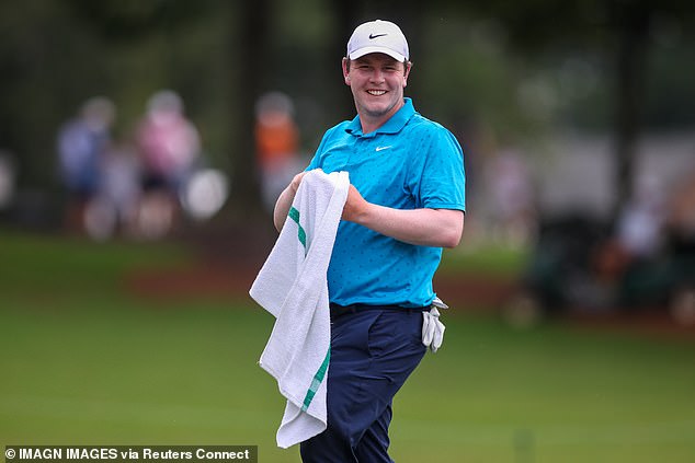 MacIntyre was smiling again just days after insisting he wanted to 'smash up his golf clubs'
