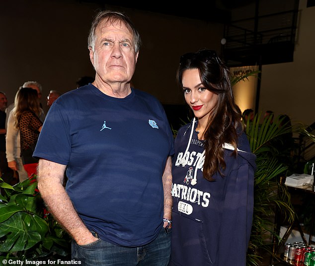 Belichick, who is dating 24-year-old Hudson, was branded 'horny' by Felger