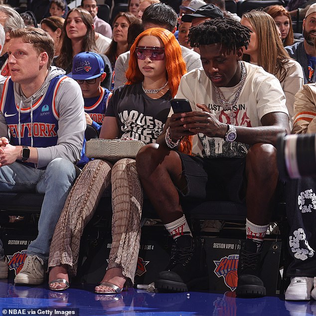 The musician and football star stepped out together in May for a Knicks playoff game