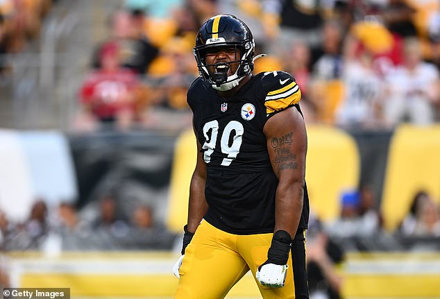 The 22-year-old was taken by the Steelers with the 20th overall pick in this year's NFL draft