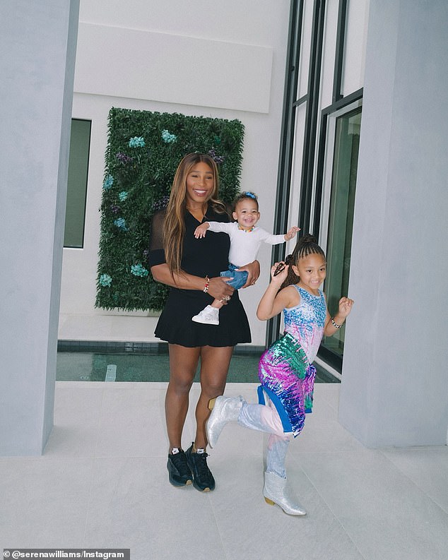 Williams welcomed Adira in 2023, five years after giving birth to her eldest daughter Olympia