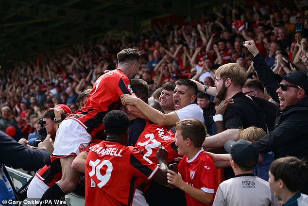 Morecambe's Players Could Celebrate Wildly With Their Fans, Who Have Been Through So Much