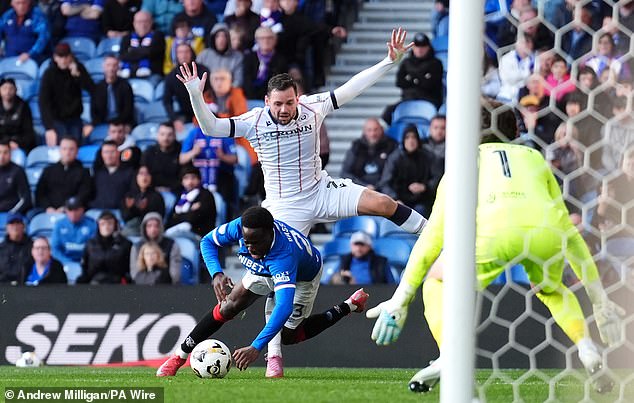 The Rangers Boss Got Away With One Against Dundee After Being Awarded A Very Soft Penalty
