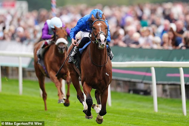 He Lifted The International Trophy After Ombudsman Charged Clear In The Final Furlong At York