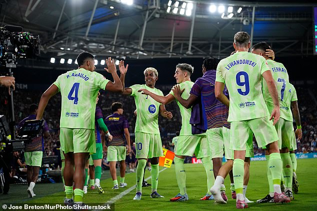 Barcelona Were Level Within Eight Minutes Of The Break And Completed The Comeback Late On