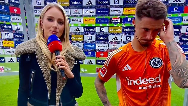 Katharina Kleinfeldt Assumed Marco Friedl Was A Frankfurt Player After He Swapped Shirts Following Full-Time