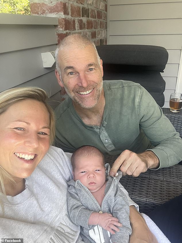 After Retiring, Paul Maley (Pictured With His Wife And Son) Became Basketball Australia¿S Executive General Manager Before Undergoing Treatment For Male Breast Cancer