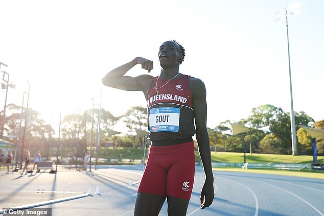 Gout Gout Has Once Again Gone Under The 10-Second Barrier In The 100 Metres (Pictured In April)