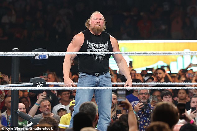Brock Lesnar's Former On-Screen Wwe Partner Has Told Fans To 'Get Over' His Controversial Return At The Weekend