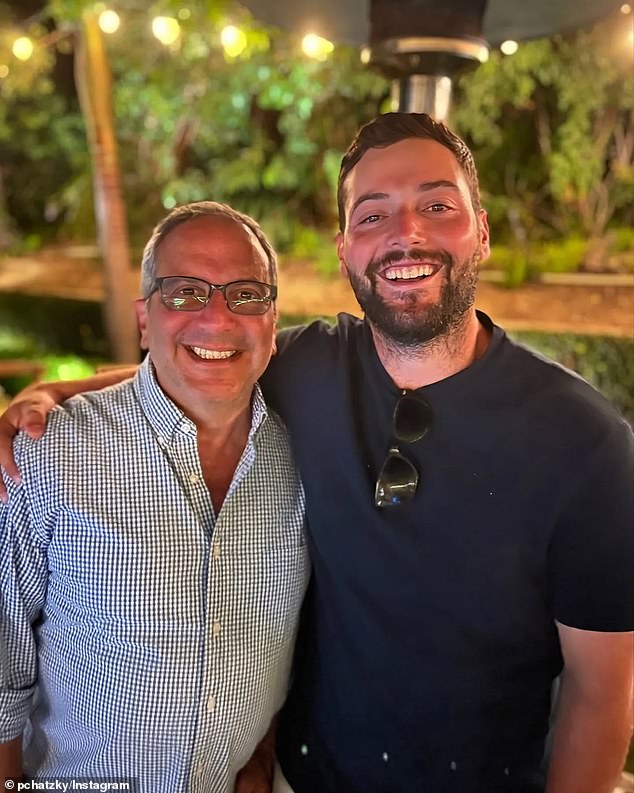 Peter Chatzky (Left) Got Some Online Support For His Congressional Campaign From Son Jake