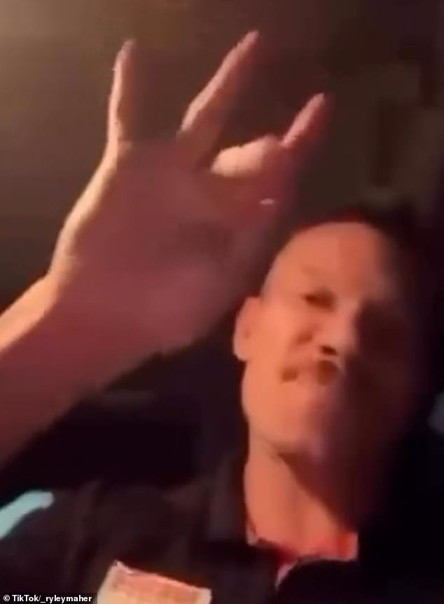 Wests Tigers Star Brent Naden Has Been Issued A Breach Notice By The Nrl For Giving Bulldogs Fans The 'Khod', Which Is Often Perceived As The 'Arabic Middle Figure' (Pictured, In The Footy Star's Since Deleted Tiktok Video)